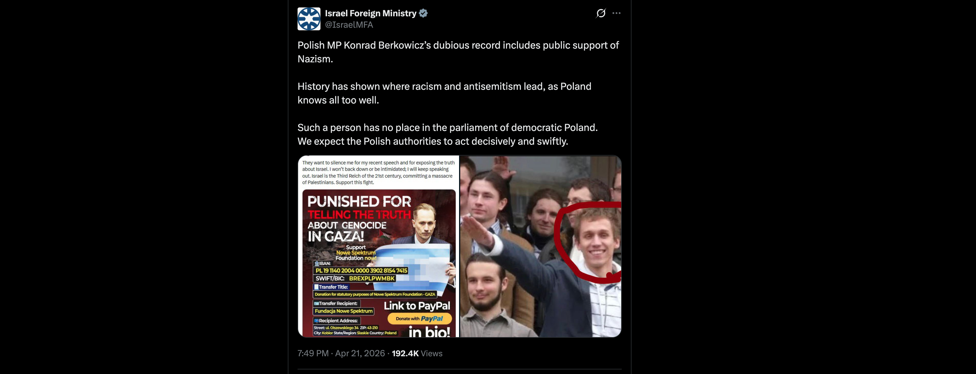 Spór dyplomatyczny po incydencie z flagą w Sejmie