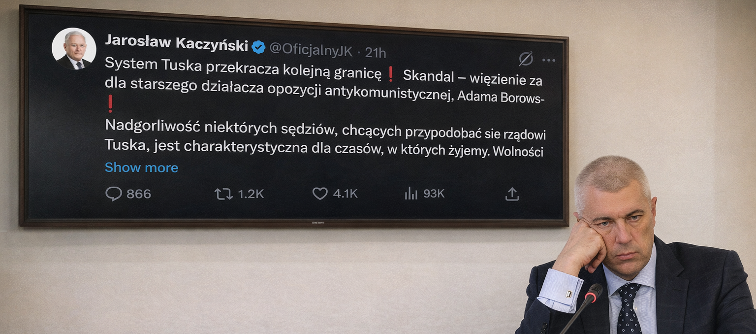 Spór o wyrok dla Adama Borowskiego. Wymiana zdań w sieci