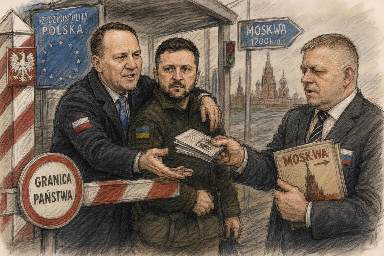 Radosław Sikorski o warunkach przelotu Roberta Ficy do Moskwy i pomocy dla Ukrainy