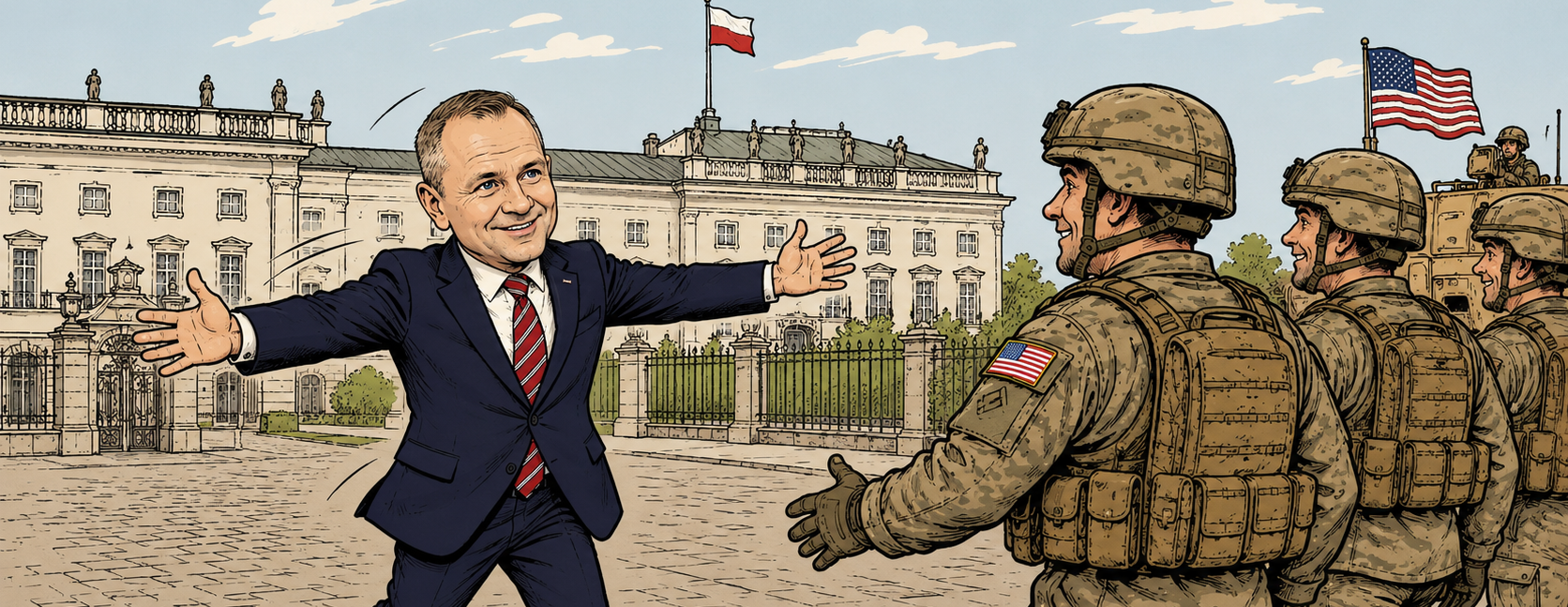 "Jesteśmy gotowi przyjąć amerykańskich żołnierzy"