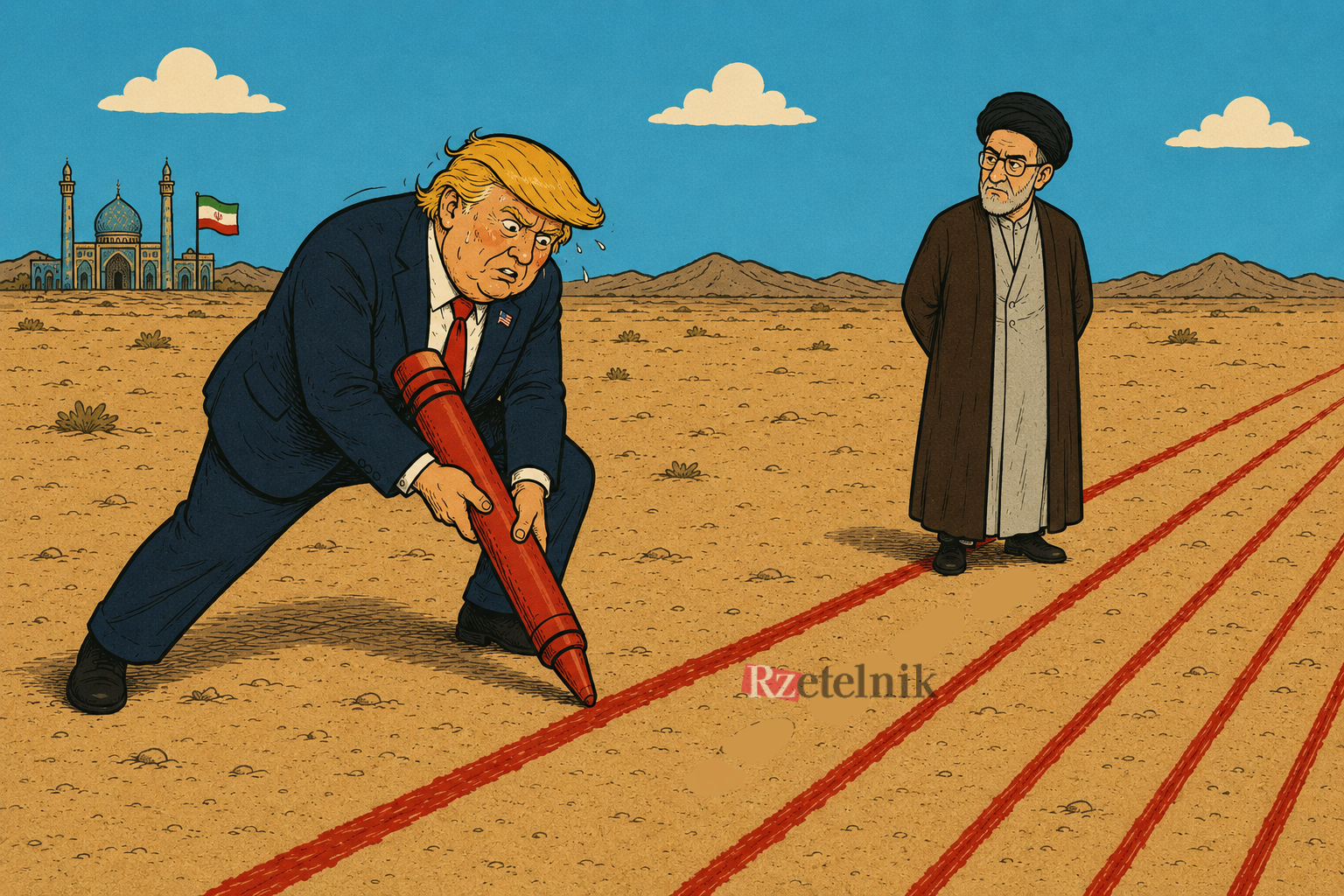 Donald Trump ostrzega Iran przed wznowieniem działań zbrojnych i żąda ustępstw nuklearnych