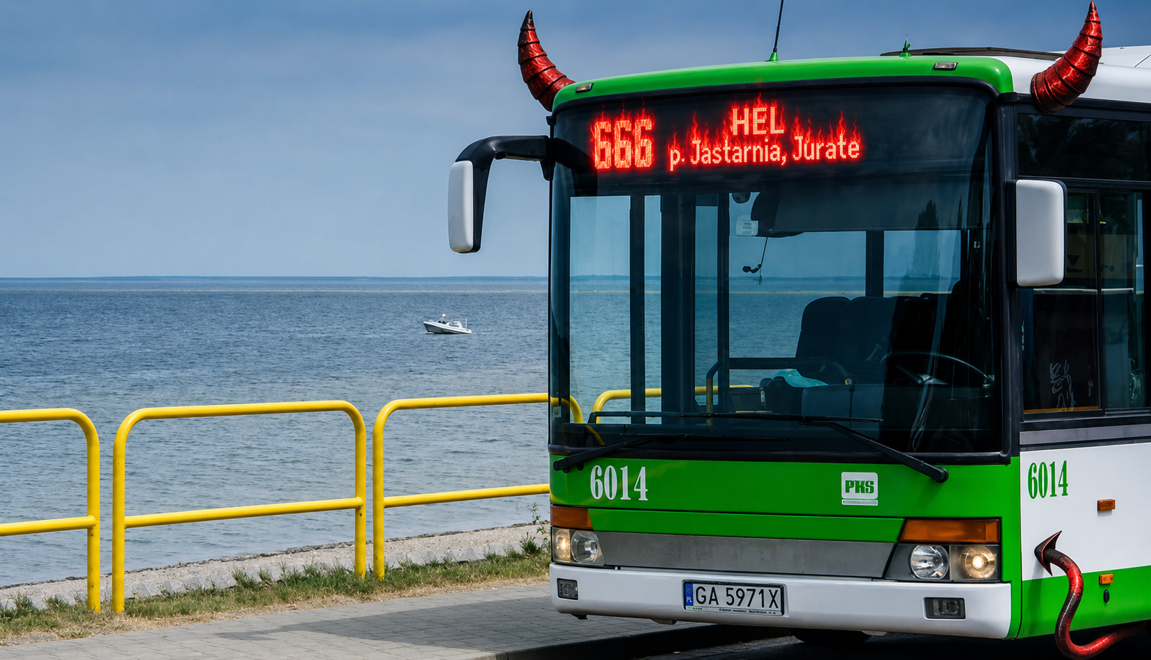 Linia 666 wraca na Hel. FlixBus przywraca kontrowersyjny numer
