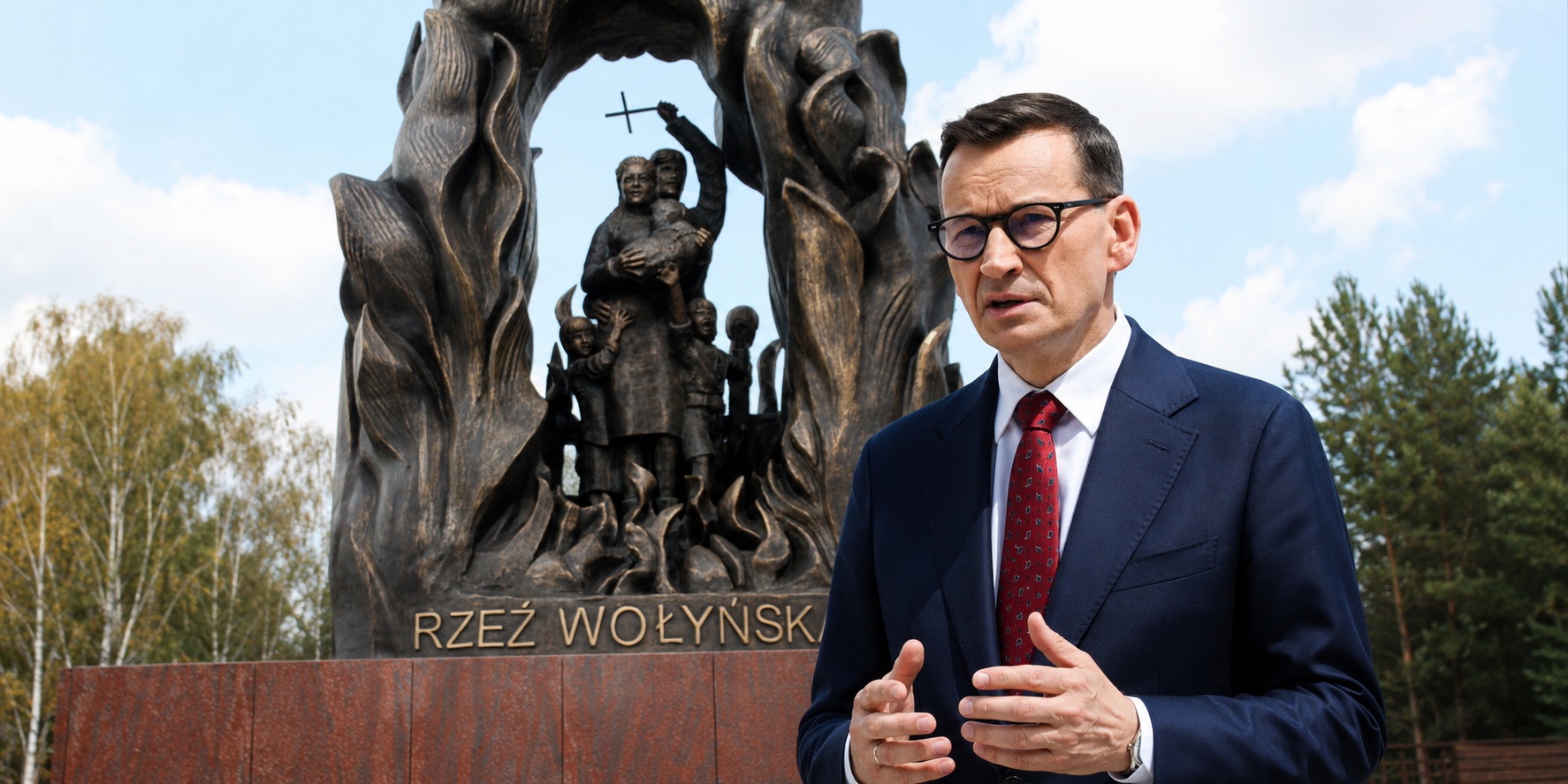 Morawiecki oddaje order Ukrainie. „Skorumpowana elita” i zwrot ku Wołyniowi